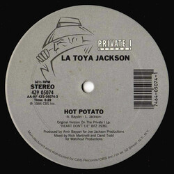 La Toya Jackson Hot Potato VINYL 12" USED