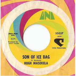 Hugh Masekela Son Of Ice Bag / Up-Up And Away USED VINYL 7INCH 45 RPM SINGLE