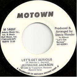 Jermaine Jackson Lets Get Serious USED VINYL 7INCH 45 RPM PROMO