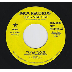 Tanya Tucker Here's Some Love USED VINYL 7INCH 45 RPM PROMO