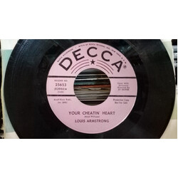 Louis Armstrong Your Cheatin' Heart / Dummy Song USED VINYL 7INCH 45 RPM SINGLE PROMO