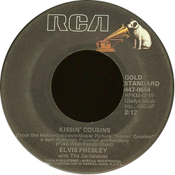 Elvis Presley Kissin' Cousins Vinyl 7" USED