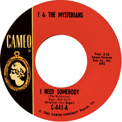 ? & The Mysterians I Need Somebody USED VINYL 7INCH 45 RPM SINGLE STYRENE MONO