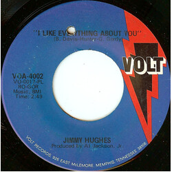 Jimmy Hughes I Like Everything About You USED VINYL 7INCH 45 RPM SINGLE