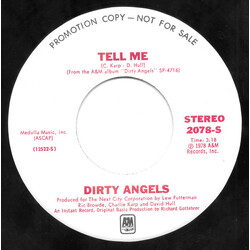 Dirty Angels (2) Tell Me Vinyl 7" USED