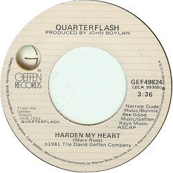 Quarterflash Harden My Heart USED VINYL 7INCH SINGLE 45 RPM