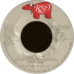 Andy Gibb Time Is Time USED VINYL 7INCH 45 RPM SINGLE STYRENE STEREO