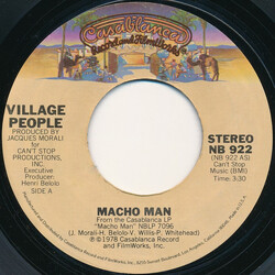 Village People Macho Man VINYL 7" USED