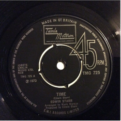 Edwin Starr Time / Running Back And Forth Vinyl 7" USED