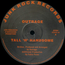 Outrage / Babypop Tall 'N' Handsome / Mmm Drop USED VINYL 12INCH 45 RPM STEREO