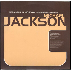 Michael Jackson Stranger In Moscow (Basement Boys Remixes) USED VINYL 12INCH PROMO 33 S RPM