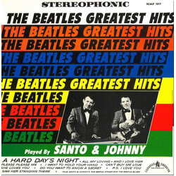 Santo & Johnny The Beatles Greatest Hits Vinyl LP USED