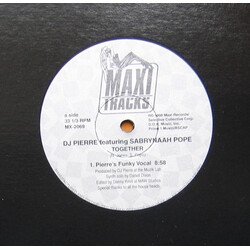 DJ Pierre / Sabrynaah Pope Together USED VINYL 12INCH 33 S RPM
