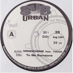 Mindchime / Yana To Be Someone USED VINYL 12INCH 33 S RPM TEST PRESSING