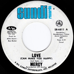 Mercy (4) Love (Can Make You Happy) USED VINYL 7INCH 45 RPM SINGLE MONO