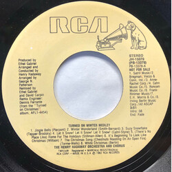 The Henry Hadaway Orchestra And Chorus Turned On Winter Medley USED VINYL 7INCH 45 RPM PROMO STEREO MONO