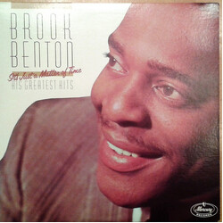 Brook Benton His Greatest Hits, It's Just A Matter Of Time Vinyl LP USED