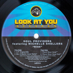 Soul Providers / Michelle Shellers Rise VINYL 12" USED