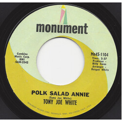 Tony Joe White Polk Salad Annie / Aspen Colorado USED VINYL 7INCH 45 RPM SINGLE
