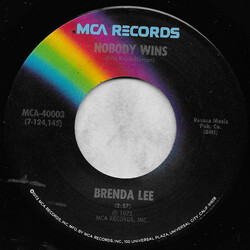 Brenda Lee Nobody Wins USED VINYL 7INCH 45 RPM SINGLE