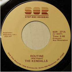 The Kendalls Routine USED VINYL 7INCH 45 RPM SINGLE