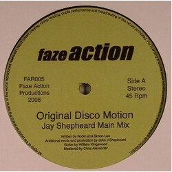 Faze Action Original Disco Motion USED VINYL 12INCH 45 RPM 33 S RPM