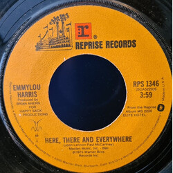 Emmylou Harris Here, There And Everywhere USED VINYL 7INCH 45 RPM SINGLE