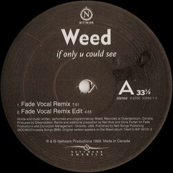 Weed If Only U Could See VINYL 12" USED