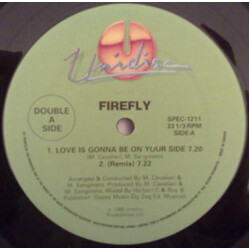 Firefly (2) / Kano Love Is Gonna Be On Your Side / I'm Ready / It's A War USED VINYL 12INCH 33 S RPM MAXI-SINGLE