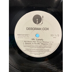 Deborah Cox Mr. Lonely USED VINYL 12INCH 33 S RPM SINGLE