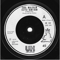 Carl Malcolm / Skin, Flesh & Bones Fattie Bum-Bum / Bum-Bum Situation VINYL 7" USED