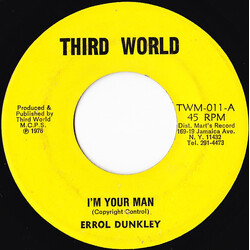Errol Dunkley I'm Your Man USED VINYL 7INCH 45 RPM