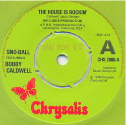 Sno-Ball / Bobby Caldwell The House Is Rockin' USED VINYL 7INCH 45 RPM SINGLE PROMO