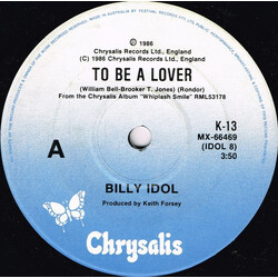 Billy Idol To Be A Lover USED VINYL 7INCH 45 RPM SINGLE