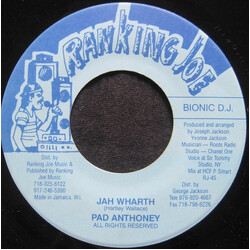 Pad Anthony Jah Wharth Vinyl 7" USED