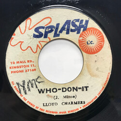 Lloyd Charmers Who-Don-It USED VINYL 7INCH 45 RPM SINGLE MISPRINT