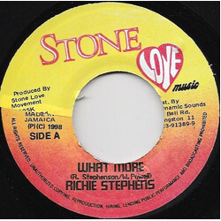 Richie Stephens What More Vinyl 7" USED