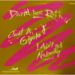 David Lee Roth Just A Gigolo / I Ain't Got Nobody (Medley) USED VINYL 12INCH PROMO SINGLE 33 S RPM