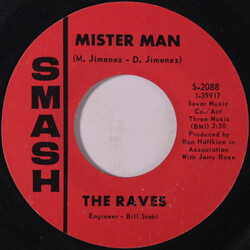 The Raves Mister Man USED VINYL 7INCH 45 RPM SINGLE