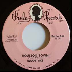 Buddy Ace Houston Town USED VINYL 7INCH 45 RPM