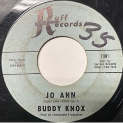 Buddy Knox Jo Ann / Don't Make A Ripple USED VINYL 7INCH 45 RPM SINGLE