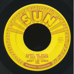 Jerry Lee Lewis Carry Me Back To Old Virginia USED VINYL 7INCH 45 RPM SINGLE