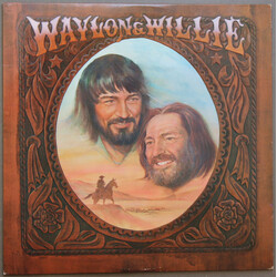 Waylon Jennings & Willie Nelson Waylon & Willie Vinyl LP USED