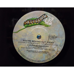 Carole Bayer Sager You're Moving Out Today Vinyl 7" USED