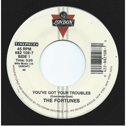 The Fortunes You've Got Your Troubles / Here It Comes Again Vinyl 7" USED