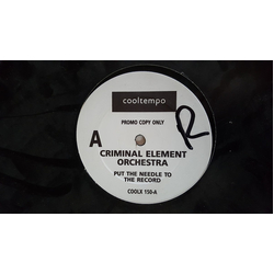 Criminal Element Orchestra Put The Needle To The Record Vinyl 12" USED