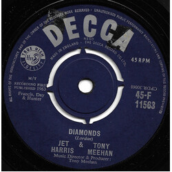 Jet Harris And Tony Meehan Diamonds VINYL 7" USED