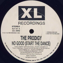 The Prodigy No Good (Start The Dance) VINYL 12" USED