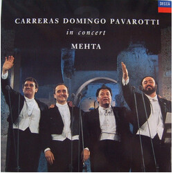 José Carreras / Placido Domingo / Luciano Pavarotti / Zubin Mehta In Concert Vinyl LP USED