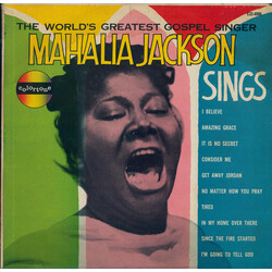Mahalia Jackson The World's Greatest Gospel Singer Vinyl LP USED